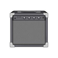 amperio guitarra amplificador dibujos animados vector ilustración
