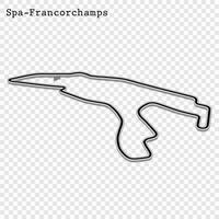 grand prix race track vector
