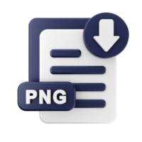 3d ladda ner ikon illustration png