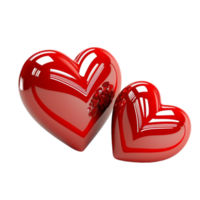 san valentino giorno 3d stereo amore rosso cuori png