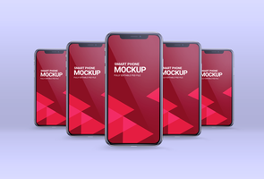 Realistic Smart phone Ediatable Mockup psd