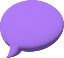 social médias courrier SMS icône. 3d dessin animé illustration. discours bulle png