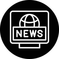 Breaking News Vector Icon Design