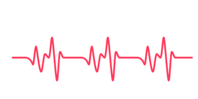 cuore ritmo grafico controllo il tuo battito cardiaco per diagnosi png