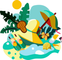 Sommer- Ferien png Grafik Clip Art Design