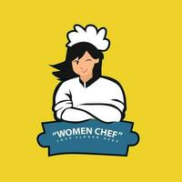 food business logo vector template, chef and cooking. design concept