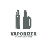 vape o cigarrillo electrónico logo modelo vector