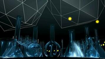 wissenschaftlich Grafik Animation, Chemie, Forschung, medizinisch, Technologie, Biologie video