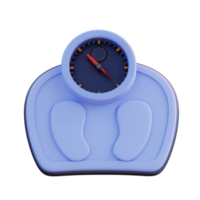 3d illustration de corps Balance png