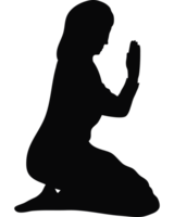 silhueta da manjedoura virgem maria png