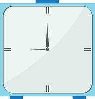 Flat illustration of clock. vector