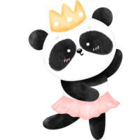 carino panda, panda, acquerello panda, panda illustrazione png