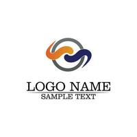 Business corporate letter S logo design vector