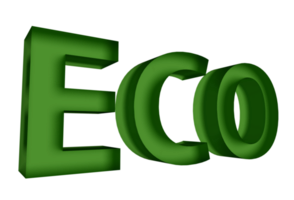 Green 3D Eco png