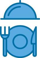 comida y restaurante vector icono diseño