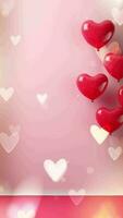 verticale video per uso come San Valentino sfondo su mobile dispositivi o dispositivi.