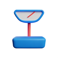 weight scale 3d gym fitness icon png