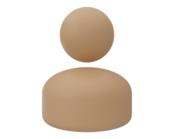 Icon People 3D illustration. png