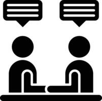 Client Meeting Vector Icon