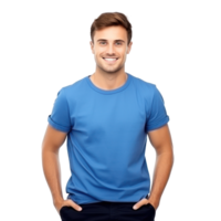 gut aussehend Geschäft Mann im Blau Hemd isoliert png
