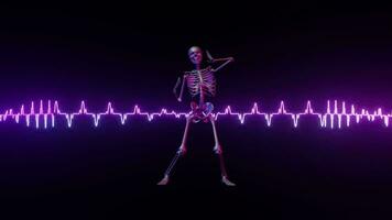 Skeleton Dance Night video