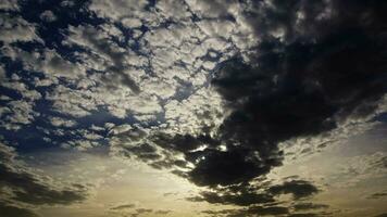 Soft Rainy Clouds in Sunrise video