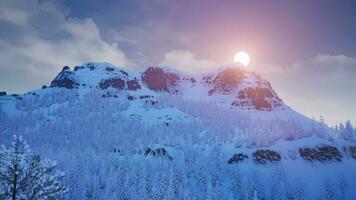 neve Colina natureza video