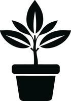 Flower Tub Illustrations vector