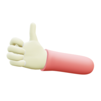 3 ré illustration de comme main geste icône png