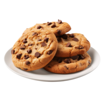 ai gerado biscoitos com chocolate salgadinhos grampo arte png