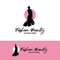 Vector graphic of fashion beauty logo, Suitable for fashion shop or clothing brand