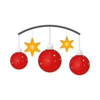 Navidad lámpara ilustración vector