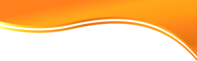 arancia oro intestazione. intestazione design elemento png