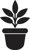 Greenery Glory Iconic Plant Vector Flora Flourish Plant Logo Design