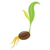 sprouts icon logo vector design template