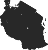nazione carta geografica Tanzania png