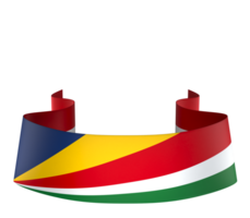 Seychelles flag element design national independence day banner ribbon png