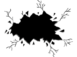 fissure arrière-plan frontière Cadre décorer dessiner conception png