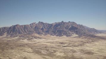 A view of a mountain range from an airplane video