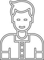 icono de vector de hombre