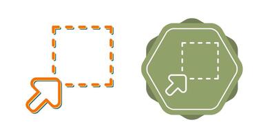 selección vector icono