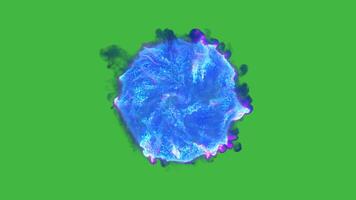 portail la magie bleu sur vert Contexte video