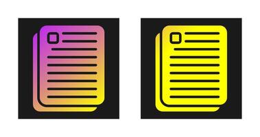 Document Vector Icon