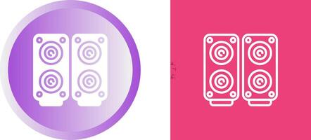 icono de vector de altavoces