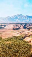 Desert view from the airplane video