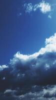Vertical Video of Night Clouds Timelapse