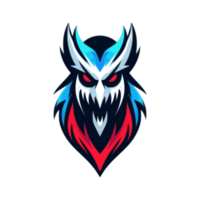 ai généré menaçant empereur manchot créature adapté pour une logo esport jeu png
