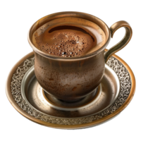 Turks koffie geïsoleerd Aan transparant achtergrond png