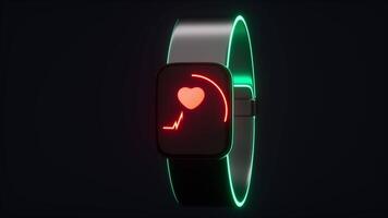dessin animé aptitude bracelet, 3d le rendu. video