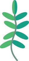 Fern Flat Icon vector